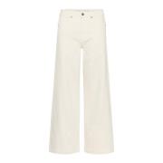 Wijde Pijp Champagne Broek My Essential Wardrobe , Beige , Dames