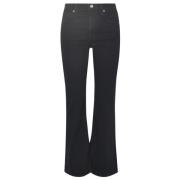 Hoge Taille Flared Denim Jeans Citizens of Humanity , Black , Dames