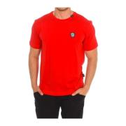 T-shirt met korte mouwen en Claw Print Plein Sport , Red , Heren