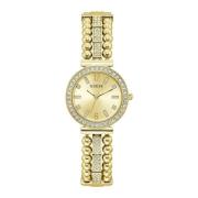 Gouden Bal Link Armband Horloge Work Guess , Yellow , Dames