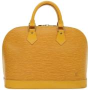 Pre-owned Leather louis-vuitton-bags Louis Vuitton Vintage , Yellow , ...