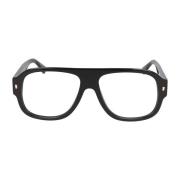 Pilotvorm Acetaatbril D2 0125 Dsquared2 , Black , Unisex