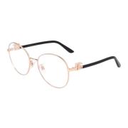 Stijlvolle ronde metalen montuur bril Dolce & Gabbana , Pink , Unisex