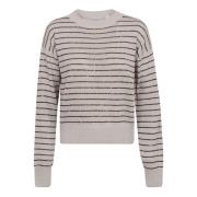 Elegant Sweaters Girocollo Style Brunello Cucinelli , Multicolor , Dam...