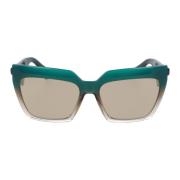 Cat Eye Zonnebril Collectie Etro , Green , Dames