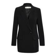 Klassieke Zwarte Blazer Jas InWear , Black , Dames