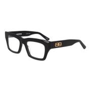 Vierkante montuur bril Bb0240O Balenciaga , Black , Unisex