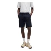 Slim Fit Bermuda Shorts Lente/Zomer Boss , Blue , Heren