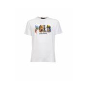 Korte Mouw T-shirt Polo Ralph Lauren , White , Heren