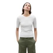 Salla Tencel Biologisch Katoen T-shirt Ecoalf , White , Dames