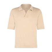 Ultralight Cotton Polo Shirt Ballantyne , Beige , Heren