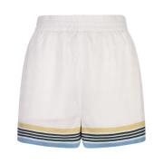 Witte zijden tennisshorts Casablanca , White , Dames