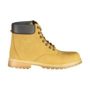 Gele Lace-Up Geborduurde Laars Fila , Yellow , Heren