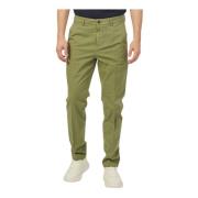 Groene Chino Broek Slim Fit Hugo Boss , Green , Heren