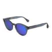 Ronde acetaat zonnebril Joy Ride Maui Jim , Gray , Unisex