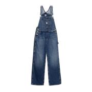Donkere Denim Dungaree Overall Streetwear Tommy Hilfiger , Blue , Dame...