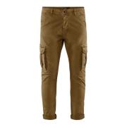 Slim Fit Cargo Pants BomBoogie , Brown , Heren