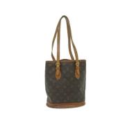 Pre-owned Canvas louis-vuitton-bags Louis Vuitton Vintage , Brown , Da...