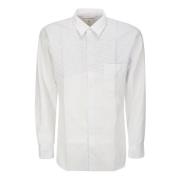 Katoen Dobby X Streep Poplin Shirt Comme des Garçons , White , Heren