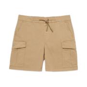 Cargo Safari Bermuda Shorts Munich , Beige , Heren