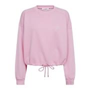 Bubblegum Crop Tie Sweatshirt Co'Couture , Pink , Dames