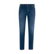 Lichte Denim Jeans met Amerikaanse Zak Roy Roger's , Blue , Heren
