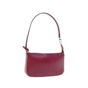 Pre-owned Leather louis-vuitton-bags Louis Vuitton Vintage , Red , Dam...