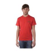 Casual Sweatshirt voor Mannen Emporio Armani EA7 , Red , Heren