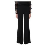 Stijlvolle Broek voor Vrouwen Twinset , Black , Dames