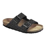 Zwarte Sandalen voor Zomerse Outfits MC2 Saint Barth , Black , Heren