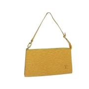 Pre-owned Leather louis-vuitton-bags Louis Vuitton Vintage , Yellow , ...