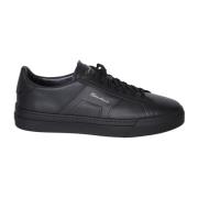 Zwarte Sneakers Ss24 Santoni , Black , Heren