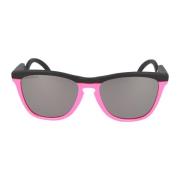 Sportieve Vierkante Zonnebril Oakley , Black , Unisex