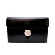 Pre-owned Leather handbags Dunhill Pre-owned , Black , Dames
