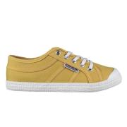 Canvas Tennissneakers Retrostijl Kawasaki , Yellow , Heren