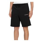 Bermuda Shorts Lente/Zomer Collectie Calvin Klein Jeans , Black , Here...