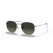 Hexagonale Metalen Zonnebril - Uv400 Bescherming Ray-Ban , Gray , Unis...