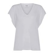 V-Hals T-Shirt Dondup , Gray , Dames