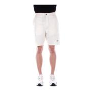 Crème Shorts Rits Knopen Zakken Barbour , Beige , Heren