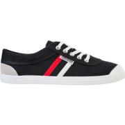 Retro Canvas Schoen Zwart Kawasaki , Black , Heren