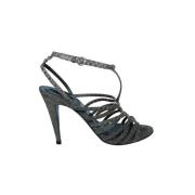 Pre-owned Leather heels Bally Pre-owned , Gray , Dames