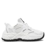 Witte Sneakers voor een Stijlvolle Look Armani Exchange , White , Dame...