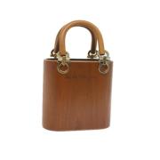 Pre-owned Fabric handbags Salvatore Ferragamo Pre-owned , Brown , Dame...