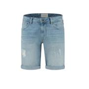 Slim Fit Denim Shorts Pure Path , Blue , Heren