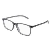 Stijlvolle Bril Mb0328O Kleur 002 Montblanc , Gray , Heren