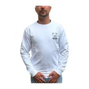 Stijlvolle Sweatshirt voor Modeliefhebbers Moschino , White , Heren