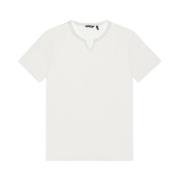 Slub Jersey Katoenen Korte Mouw T-shirt Antony Morato , White , Heren