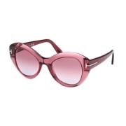 Stijlvolle zonnebril voor mode-liefhebbers Tom Ford , Pink , Unisex