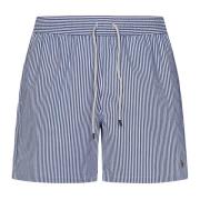 Blauwe Zee Zwemkleding Elastische Taille Shorts Polo Ralph Lauren , Mu...