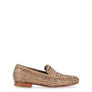 Metallic Oassi Stijl Loafers Pons Quintana , Brown , Dames